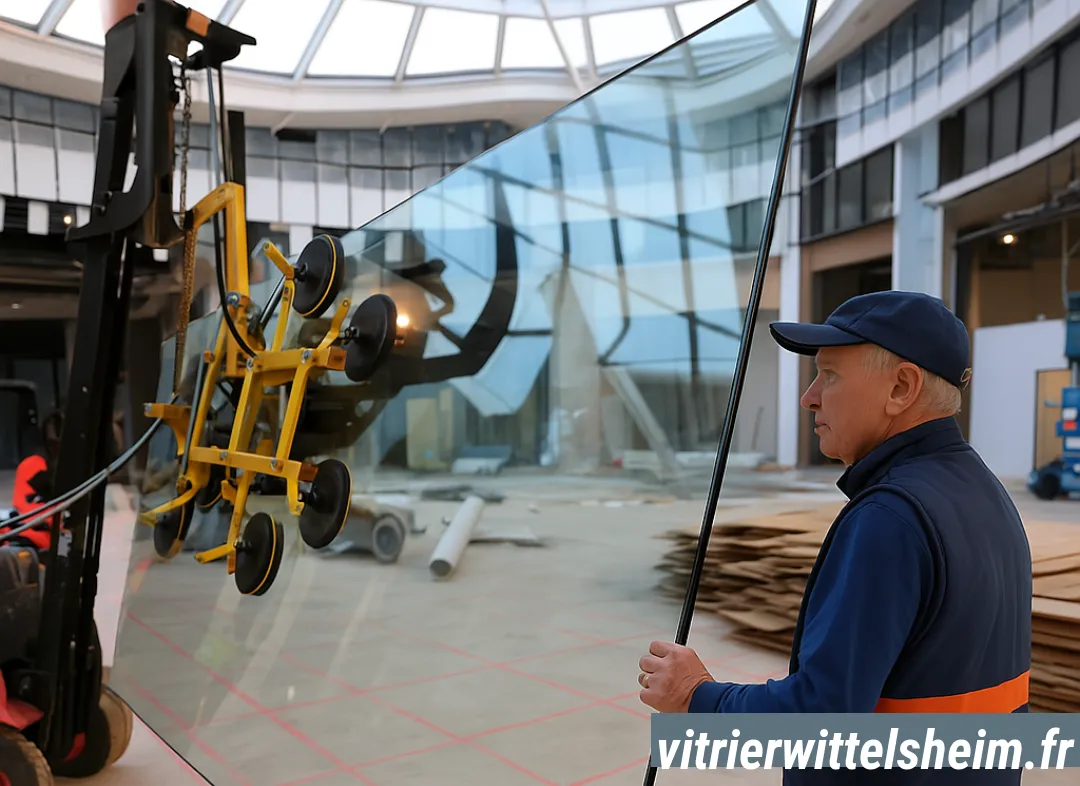 Remplacement de vitrine magasin Wittelsheim